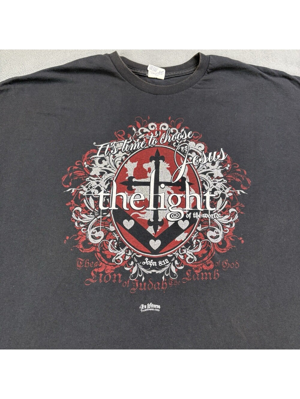 The Light Jesus Parody T Shirt Size 3XL Black